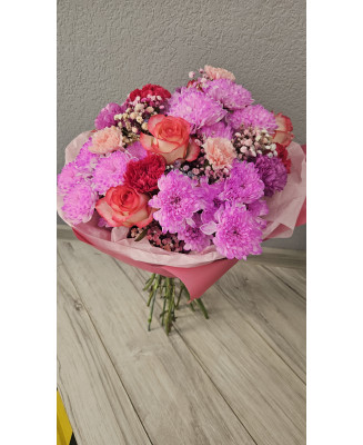 Bukiet Kwiatowa Symfonia- mix kwiatów w...